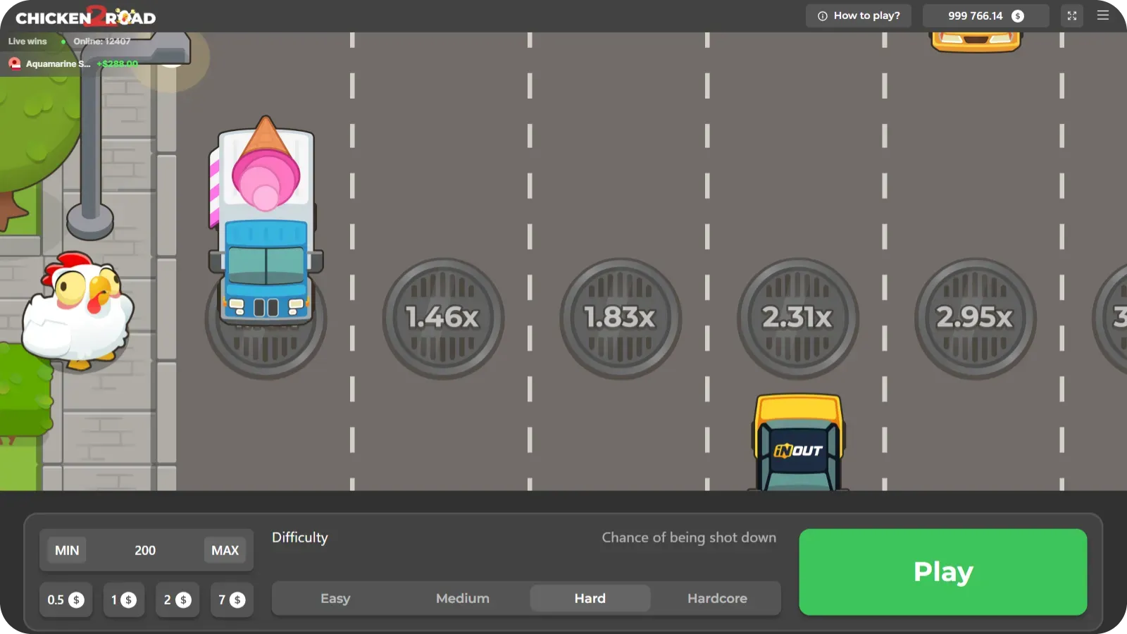Chicken Road 2 New Theme in game