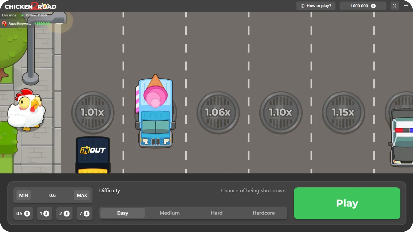 Nuovo tema di Chicken Road 2 nel gioco