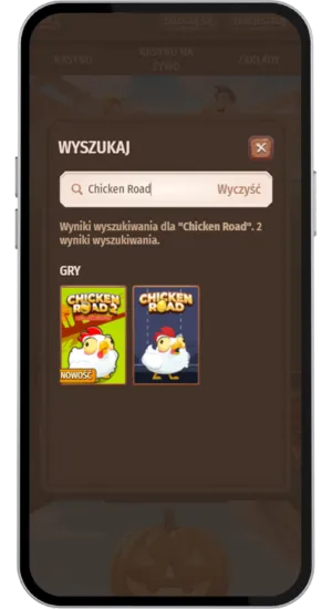 Lobby kasyna z ikoną gry Chicken Road 2