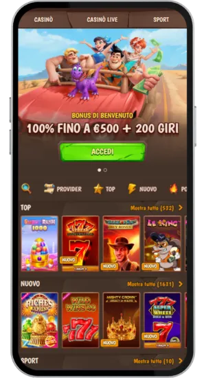 Casinò autorizzato in Italia con giochi crash